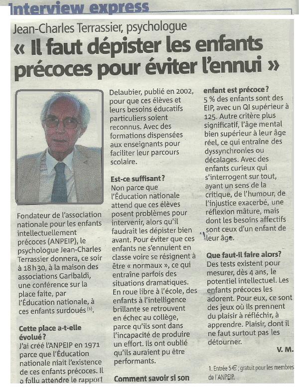Article Nice Matin Conf JCT 23 09 2015